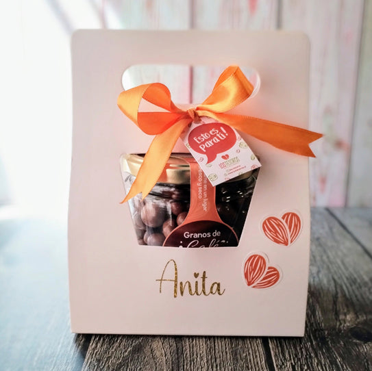 Frasco Pasas al Ron con Chocolate de Leche