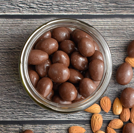 Almendras con Chocolate de Leche