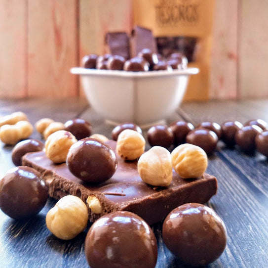 Avellanas con Chocolate de Leche
