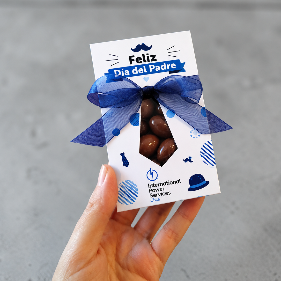 Mini Regalo Día del Padre | Almendras con Chocolate Premium
