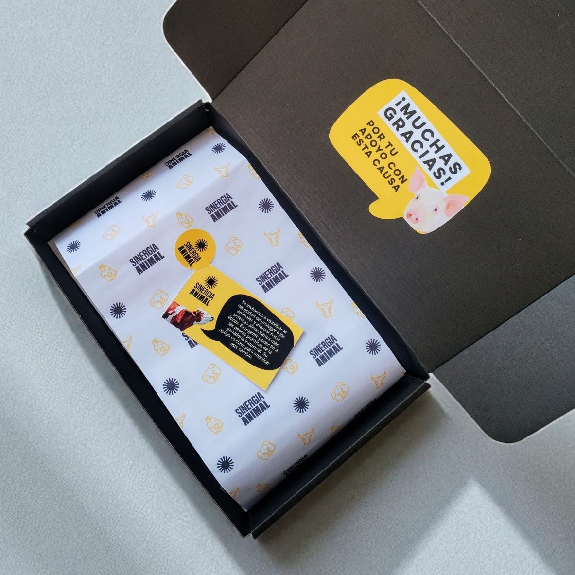 Caja Vegana con Libreta Personalizada