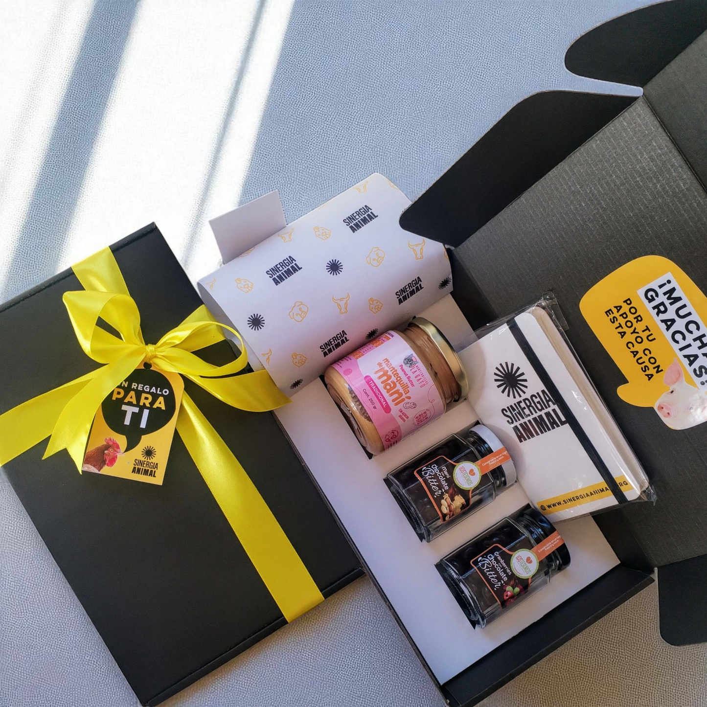 Caja Vegana con Libreta Personalizada
