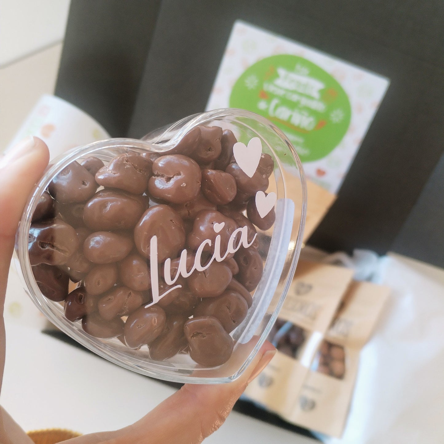 Box con Corazón de Acrílico
