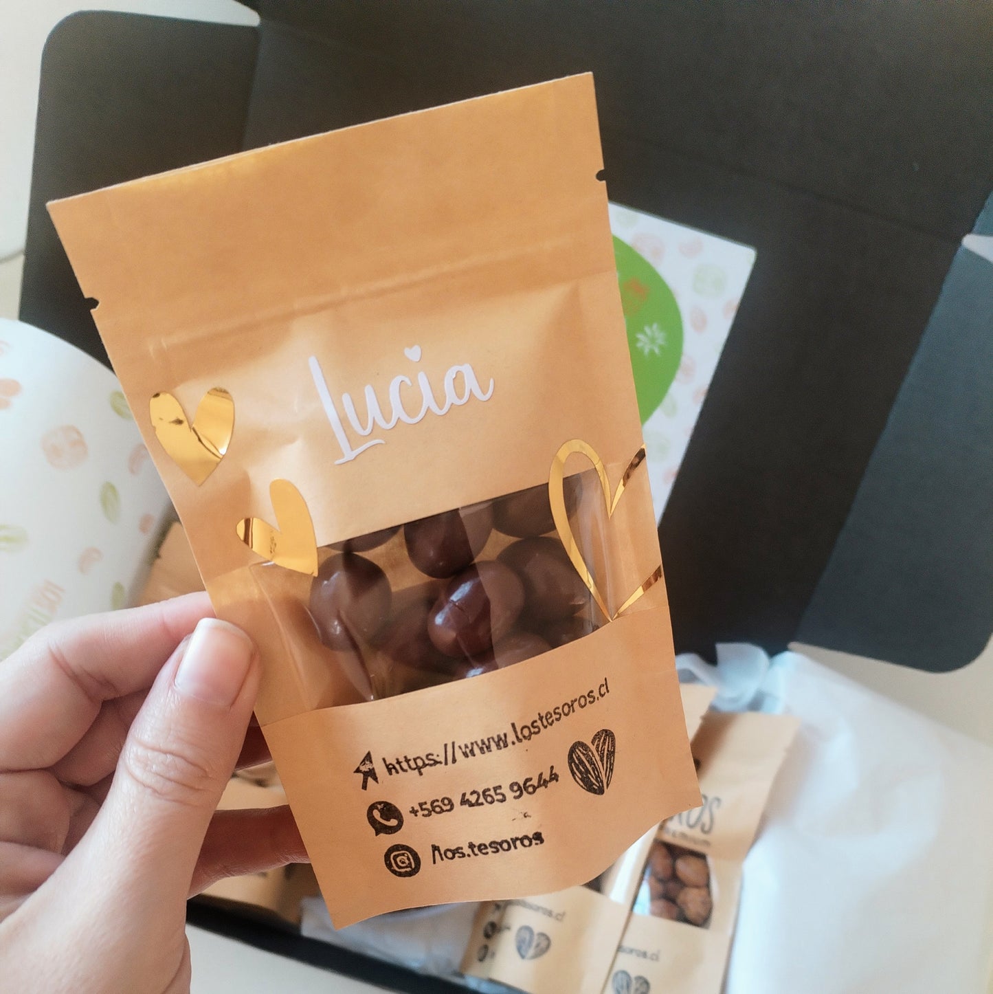 Box con Corazón de Acrílico