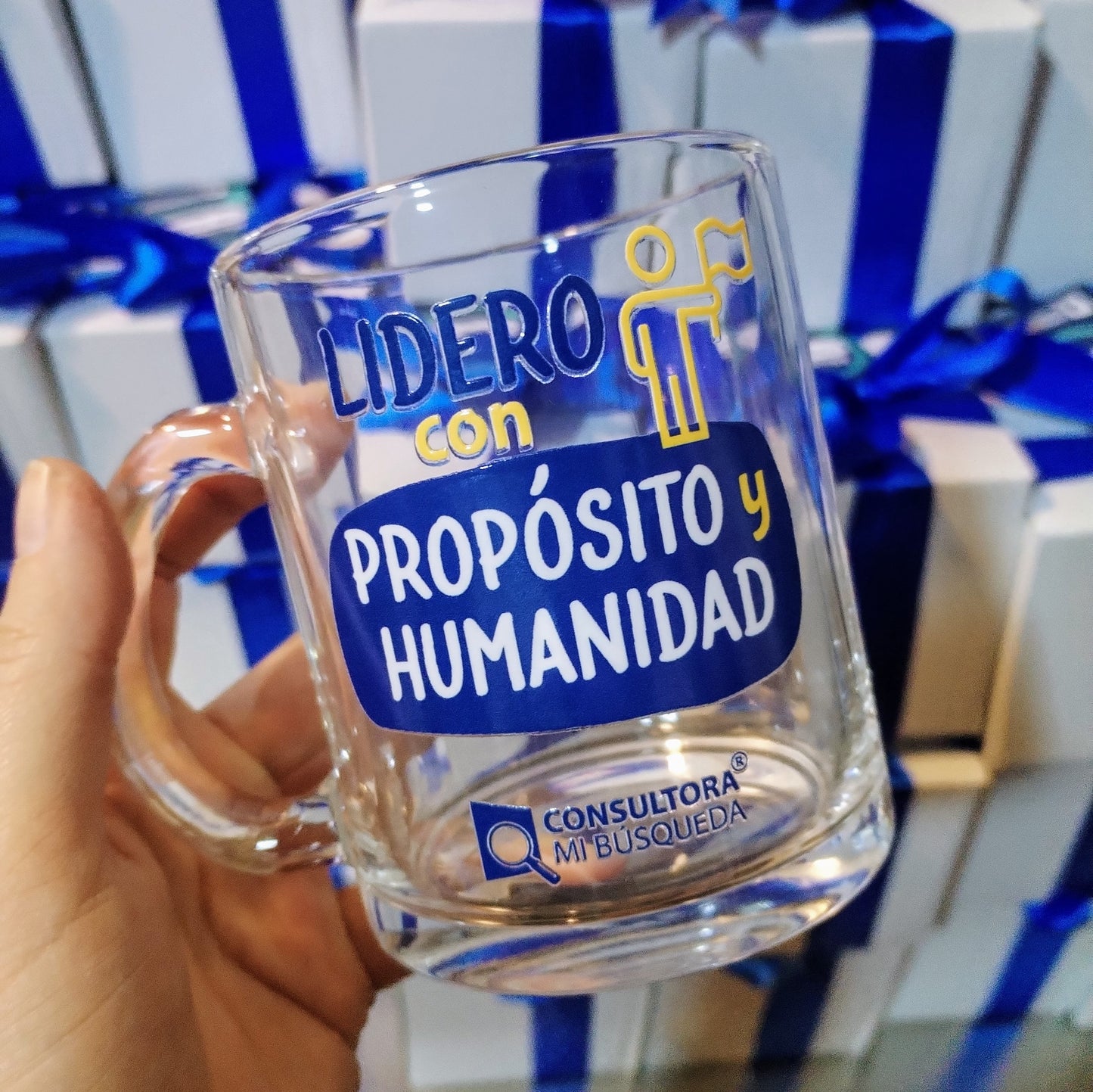 Taza de Vidrio Templado Personalizada