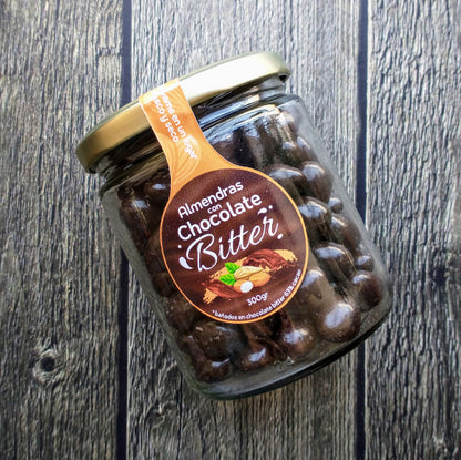 Frasco Almendras con Chocolate Bitter