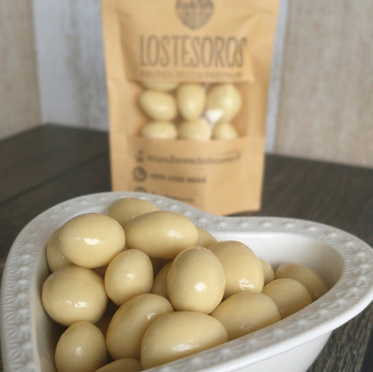 Almendras con Chocolate Blanco