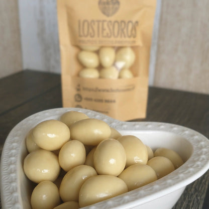 Almendras con Chocolate Blanco