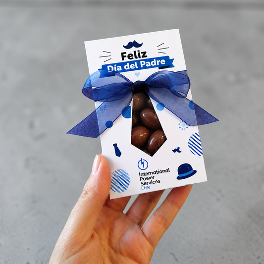 Mini Regalo Día del Padre | Almendras con Chocolate Premium