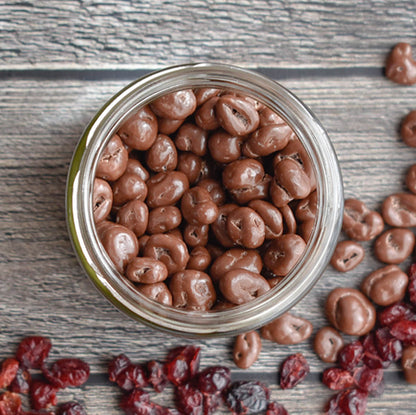 Cranberries con Chocolate de Leche