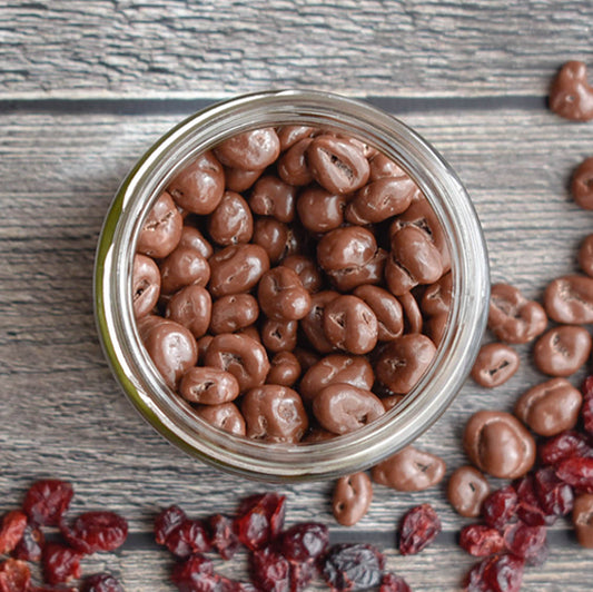 Cranberries con Chocolate de Leche