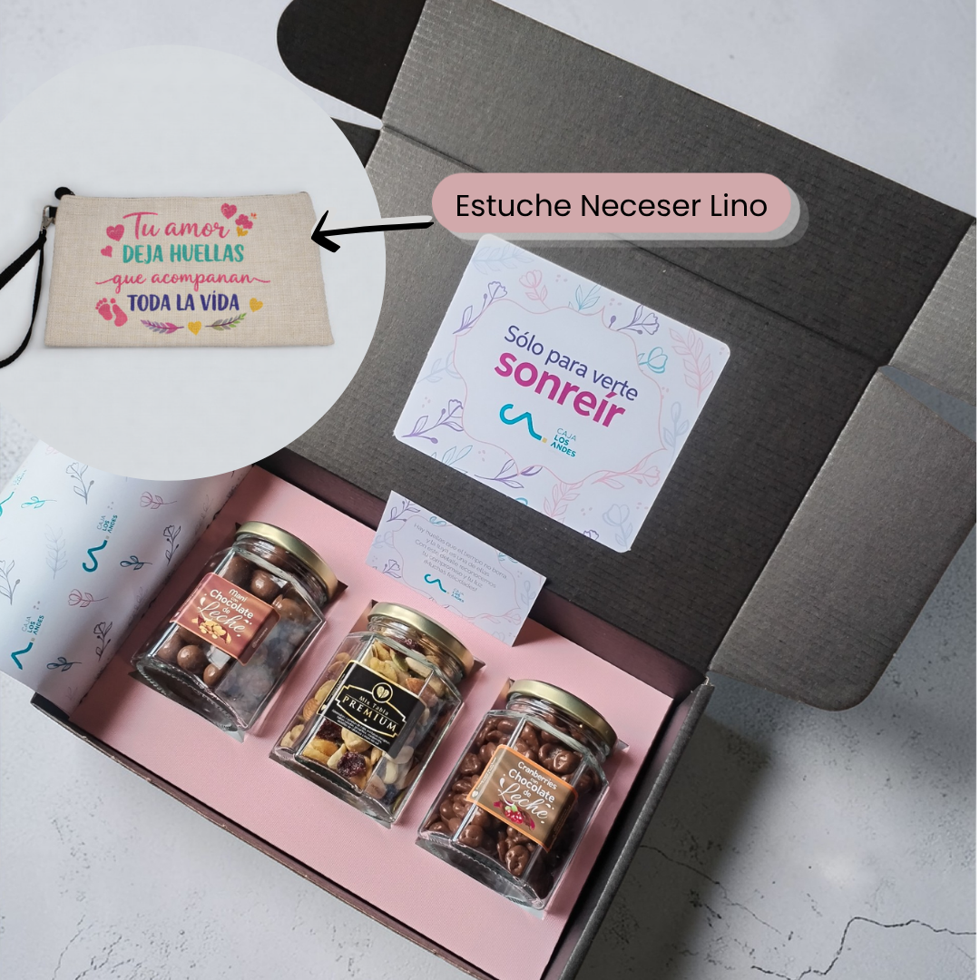 💖 Box Día de la Madre con Neceser | Regalo Gourmet Especial