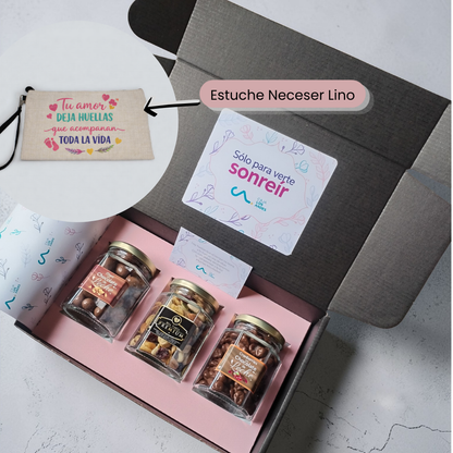 💖 Box Día de la Madre con Neceser | Regalo Gourmet Especial