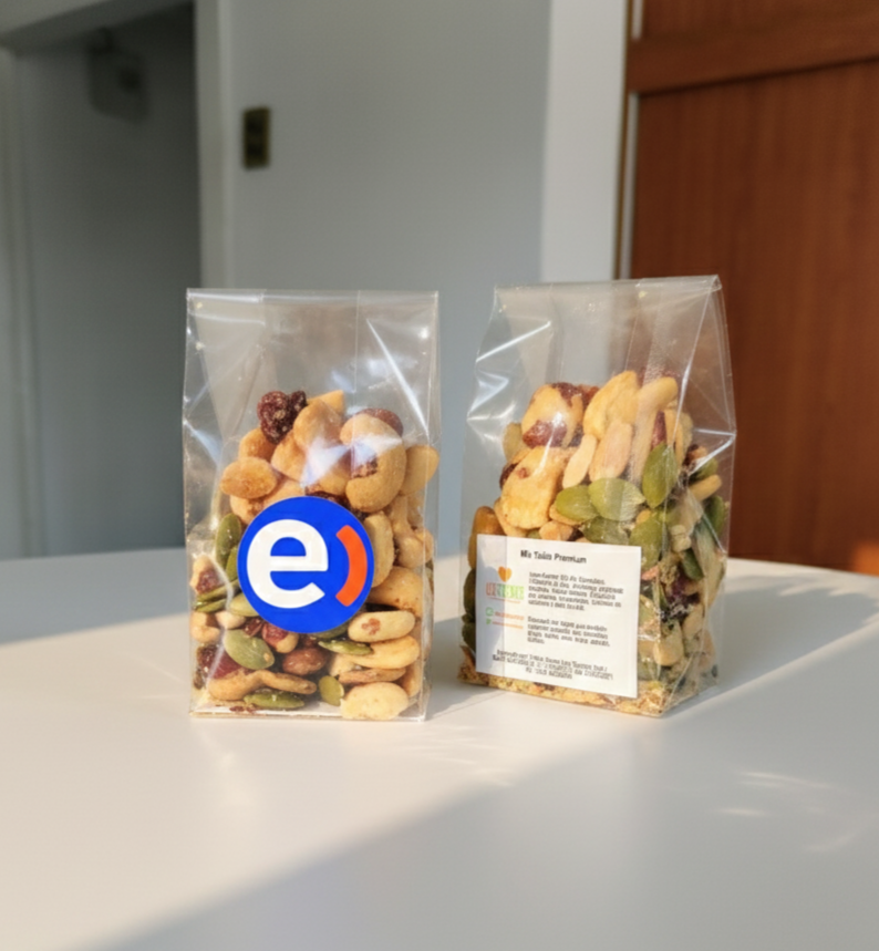 Sachet de Frutos Secos Personalizado 40gr - Recuerdo para Invitados Matrimonio y Fiestas