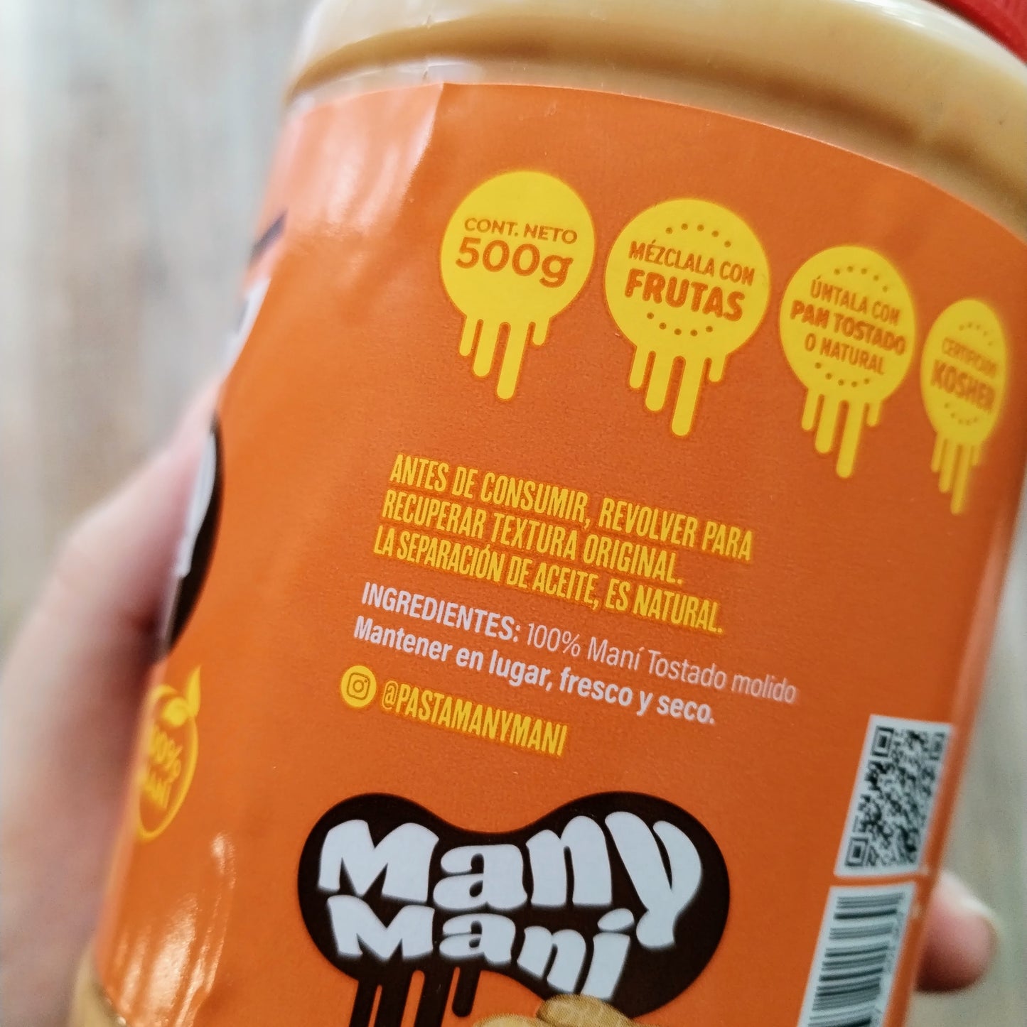 Mantequilla de Maní 500 gr