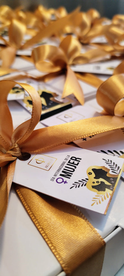 Box Mini Personalizada Día de la Mujer - 100gr Chocolates | Reconocimiento Corporativo 8 Marzo