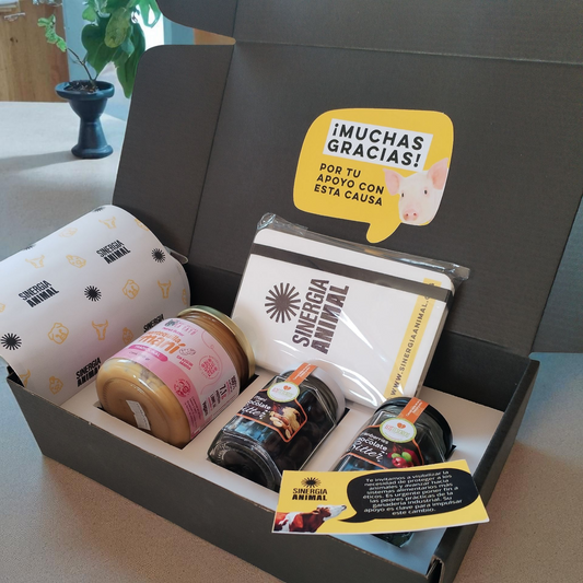 Caja Vegana con Libreta Personalizada