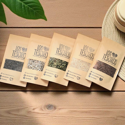 Pack Súper Semillas Premium - 5 Variedades x 100g