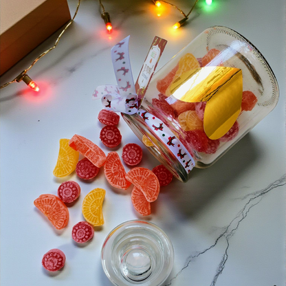 Frasco Vintage Dulces Clásicos - Display Personalizado con Nombre