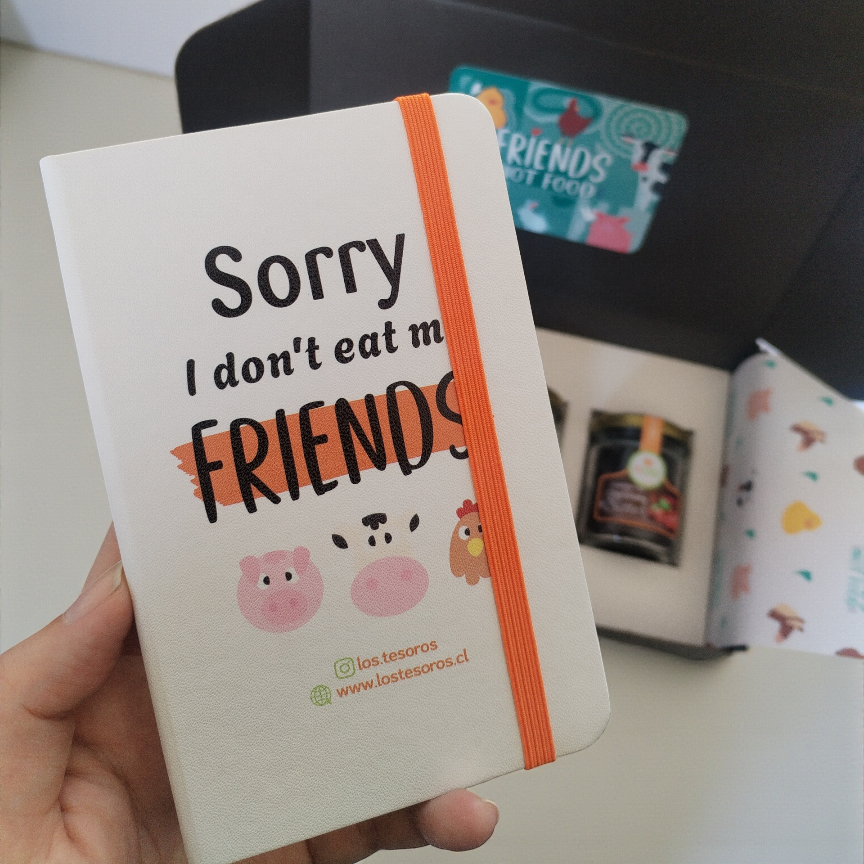 Caja Vegana con Libreta