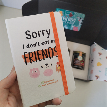 Caja Vegana con Libreta
