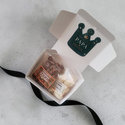 Mini Box Corporativo Premium | Regalo Empresarial Personalizado con Chocolates Gourmet