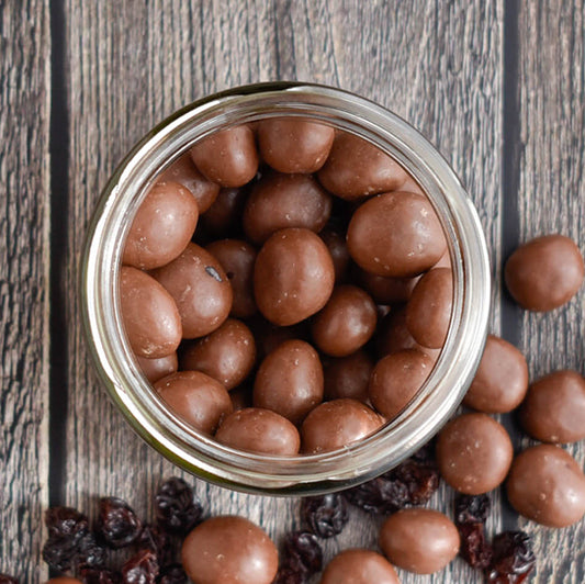 Pasas al Ron con Chocolate de Leche