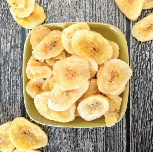 Rodajas de Plátano Dulce Crocantes