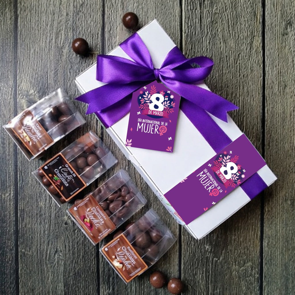 Pack Regalo Día de la Mujer – Mix Chocolate Premium (4 Sobres)