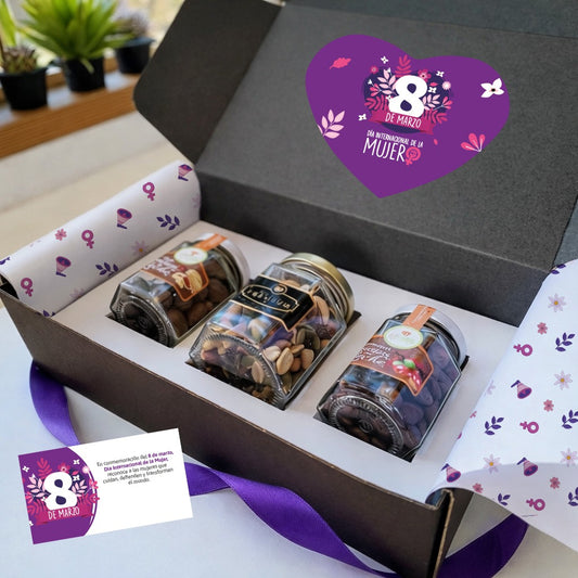 🌸 Caja Negra Tres Delicias – Edición Día de la Mujer 8M