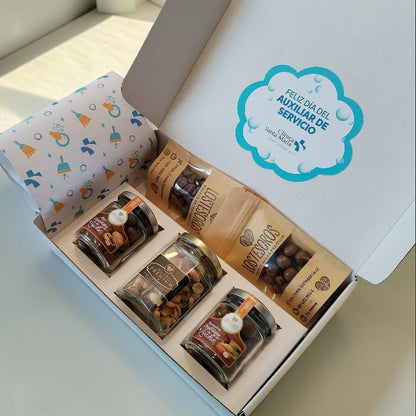 Caja Cinco Delicias | Regalo Gourmet Personalizado con Frutos Secos Premium