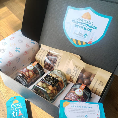 Caja Cinco Delicias | Regalo Gourmet Personalizado con Frutos Secos Premium