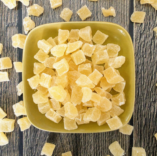 Piña Deshidratada en Cubos