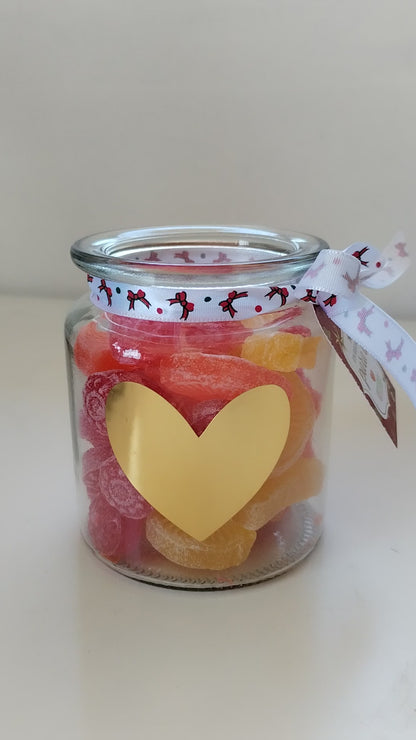 Frasco Vintage Dulces Clásicos - Display Personalizado con Nombre