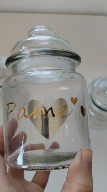 Frasco Vintage Dulces Clásicos - Display Personalizado con Nombre