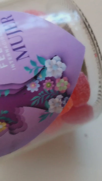 FRASCO VINTAGE DULCES CLÁSICOS - DÍA DE LA MUJER