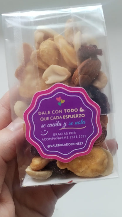 Sachet de Frutos Secos Personalizado 40gr - Recuerdo para Invitados Matrimonio y Fiestas