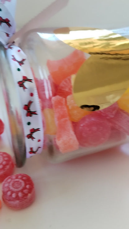 Frasco Vintage Dulces Clásicos - Display Personalizado con Nombre