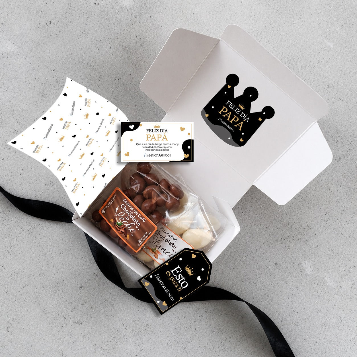 Mini Box Dulce Día del Padre – Regalo Gourmet para Papá 💙🎁