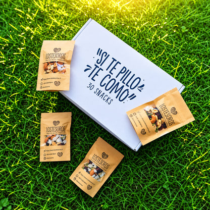 Si te Pillo, te Como | Caja de 30 Snacks de Frutos Secos