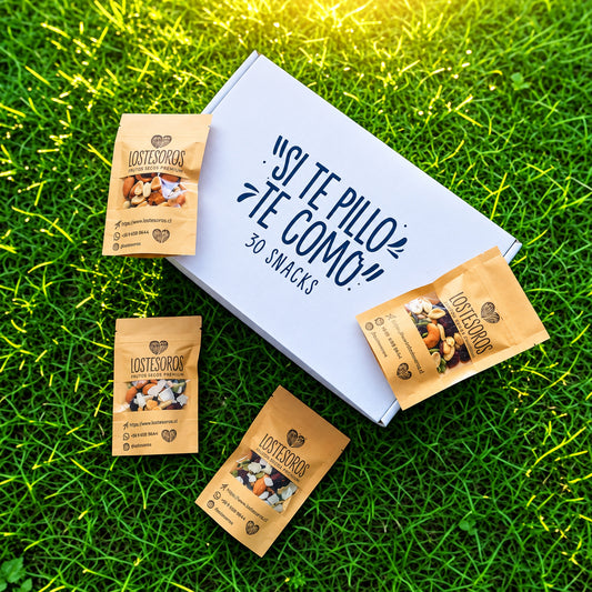 Si te Pillo, te Como | Caja de 30 Snacks de Frutos Secos