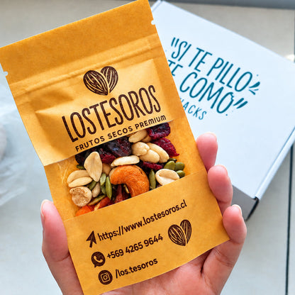 Si te Pillo, te Como | Caja de 30 Snacks de Frutos Secos